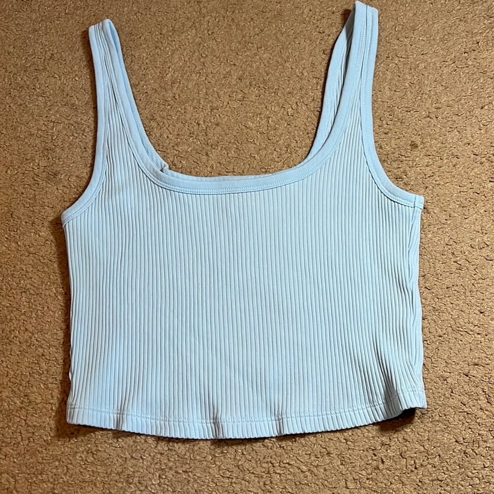 Blue Old Navy Crop Top Size Small